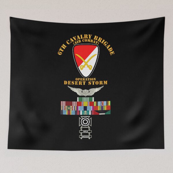 Item preview, Army - 6th Cavalry Bde - Desert Storm w DS SVC - AFEM w Arrow - Special designed and sold by Military Insignia Products.