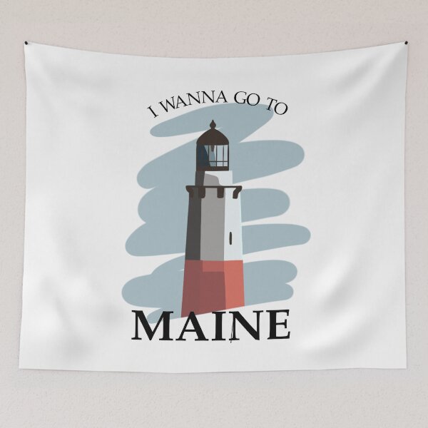 Item preview, I wanna Maine Lighthouse designed and sold by CMORRISON12345.