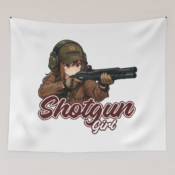 Item preview, Shotgun Girl – Beauty with Firepower designed and sold by RAWLIFEGRAPHIC.