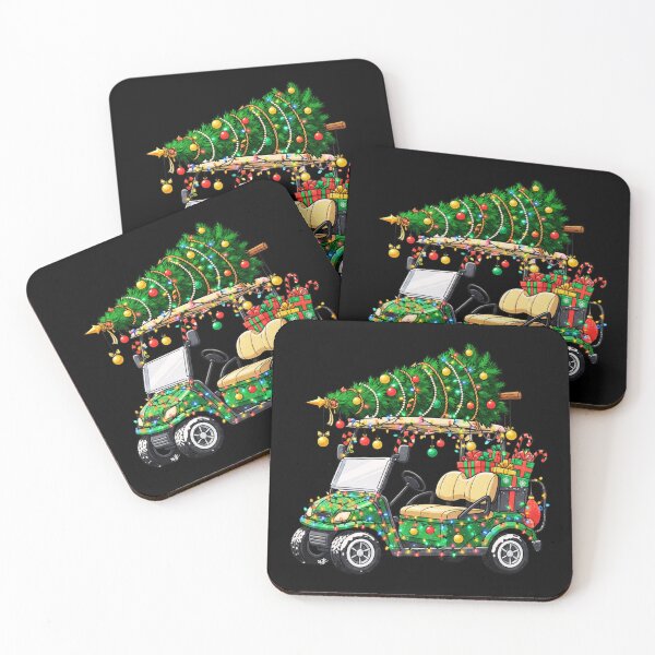 Item preview, Golf Cart Christmas Tree Lights Xmas – Funny Holiday Golf Lover Shirt designed and sold by Teetreasure2.