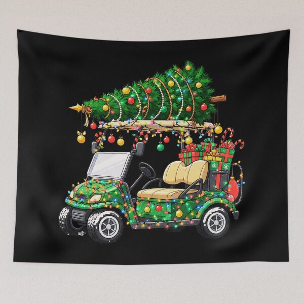 Item preview, Golf Cart Christmas Tree Lights Xmas – Funny Holiday Golf Lover Shirt designed and sold by Teetreasure2.