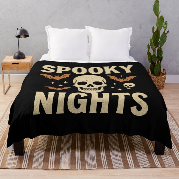Item preview, Spooky Nights: Skull and Bats Under the Stars designed and sold by davidjulie.
