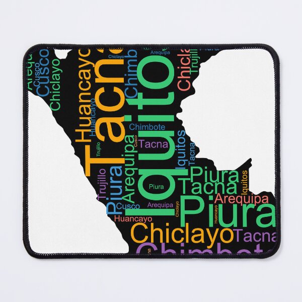 Item preview, Peru City Names Word Art designed and sold by TheIconSmith.