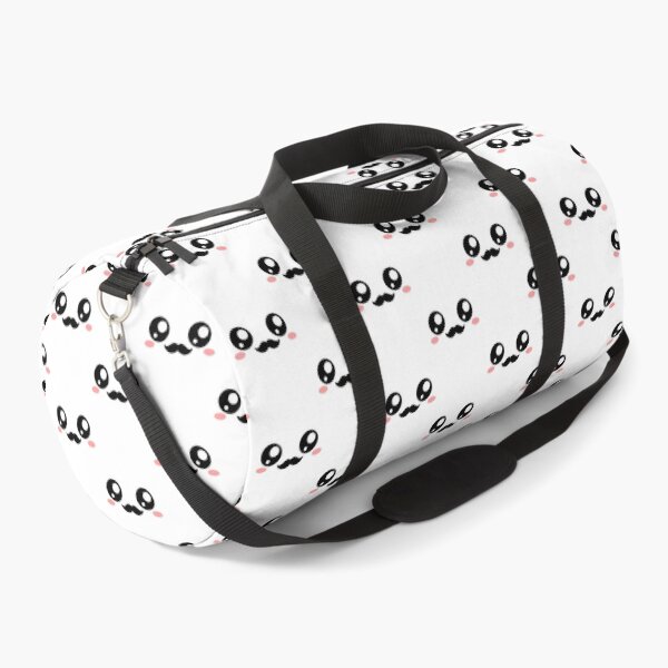 Item preview, Sweet kawaii blushing moustache face pattern designed and sold by BlushyPrint.