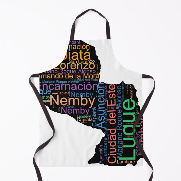 Item preview, Paraguay City Names Word Art designed and sold by TheIconSmith.