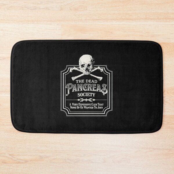 Item preview, Dead Pancreas Society Type One Diabetes T1D Awareness Skull T-Shirt designed and sold by ChockletBoy.