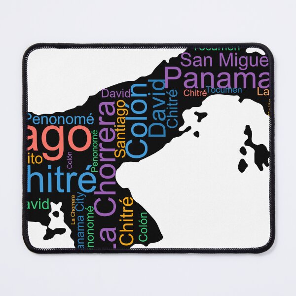 Item preview, Panama City Names Word Art designed and sold by TheIconSmith.