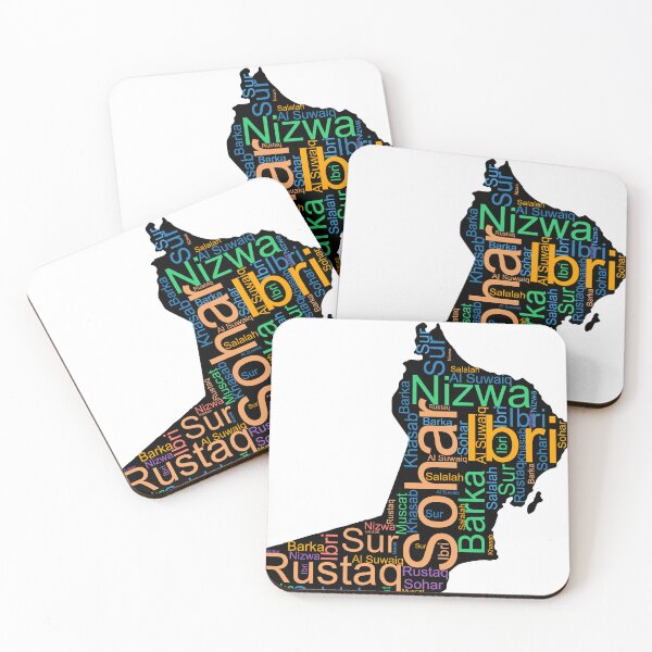 Item preview, Oman City Names Word Art designed and sold by TheIconSmith.