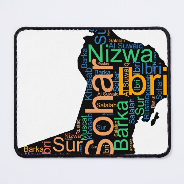 Item preview, Oman City Names Word Art designed and sold by TheIconSmith.