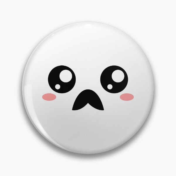 Item preview, Adorable kawaii blushing moustache face designed and sold by BlushyPrint.