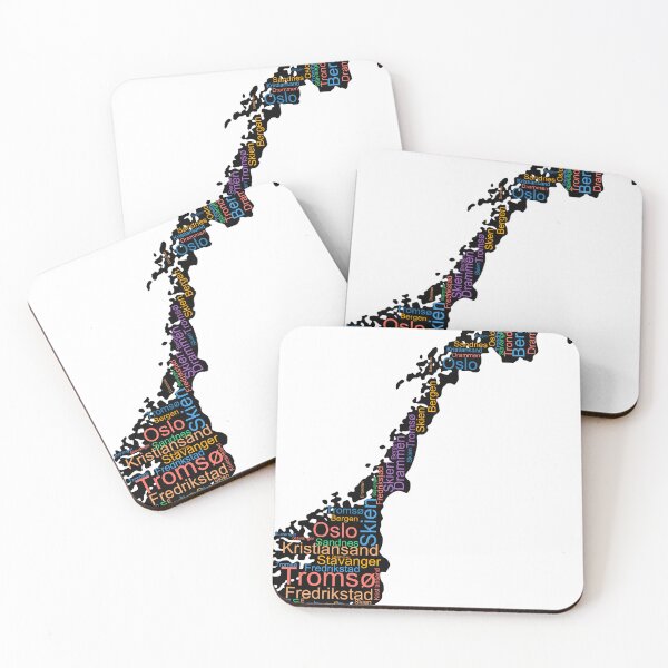 Item preview, Norway City Names Word Art designed and sold by TheIconSmith.