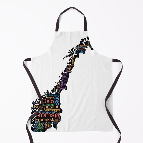 Item preview, Norway City Names Word Art designed and sold by TheIconSmith.