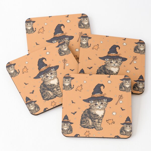 Item preview, Halloween Witch Kitten designed and sold by PatronesKawai.
