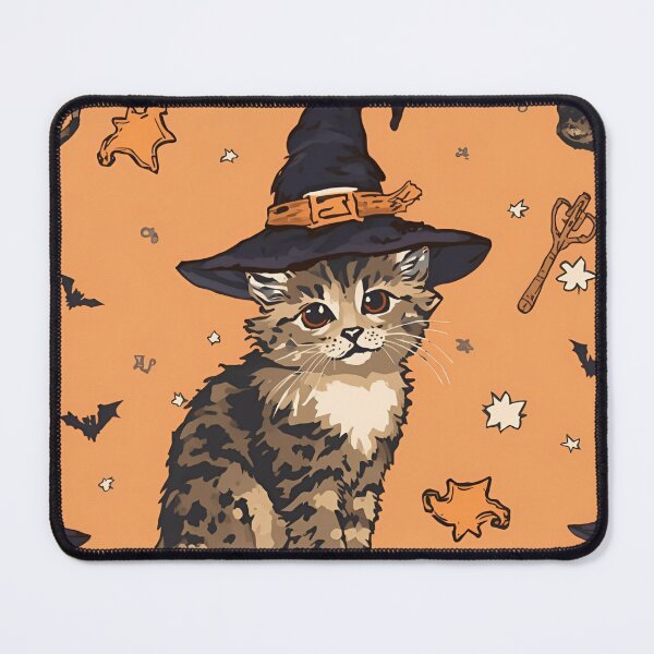 Item preview, Halloween Witch Kitten designed and sold by PatronesKawai.