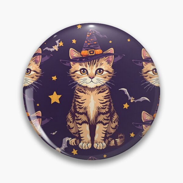 Item preview, Halloween Witch Kitten designed and sold by PatronesKawai.