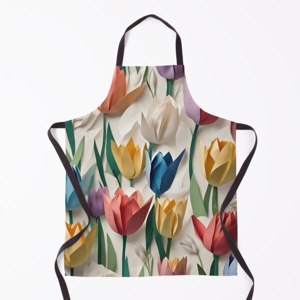 Item preview, Origami Art - Whispers of Spring: Tulips and Snowdrops designed and sold by ArtfulFolds.