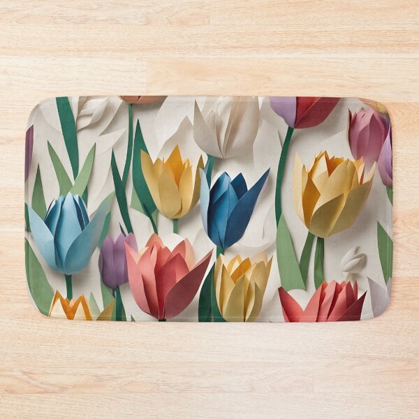 Item preview, Origami Art - Whispers of Spring: Tulips and Snowdrops designed and sold by ArtfulFolds.