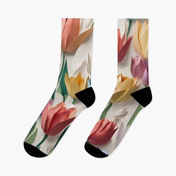 Item preview, Origami Art - Whispers of Spring: Tulips and Snowdrops designed and sold by ArtfulFolds.