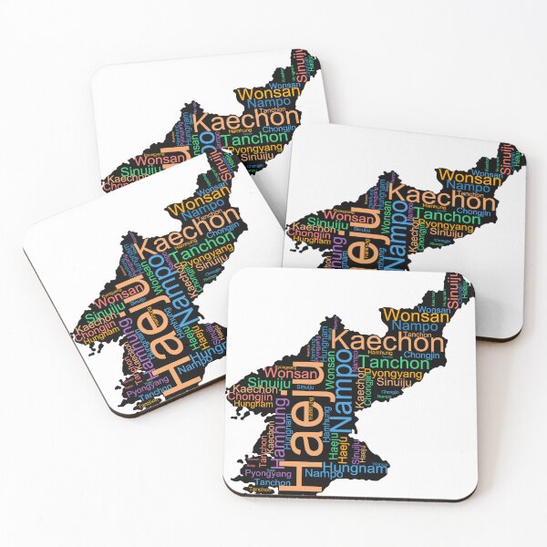 Item preview, North Korea City Names Word Art designed and sold by TheIconSmith.