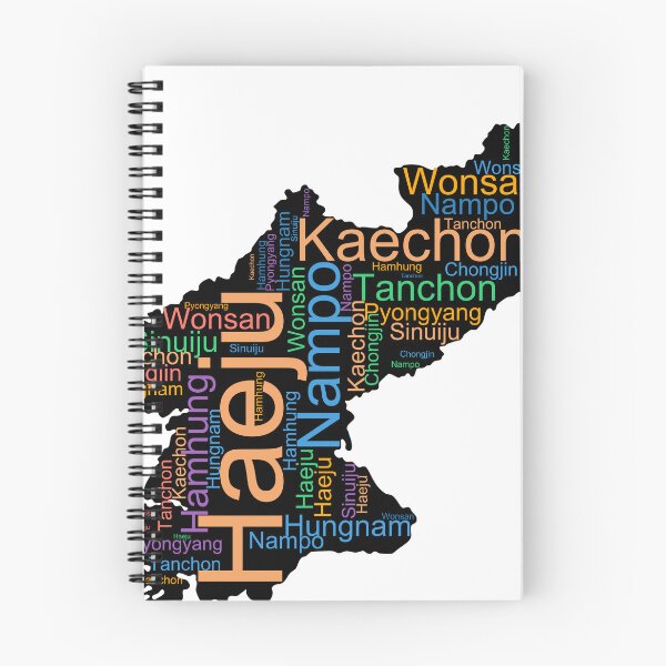 Item preview, North Korea City Names Word Art designed and sold by TheIconSmith.