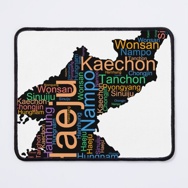 Item preview, North Korea City Names Word Art designed and sold by TheIconSmith.