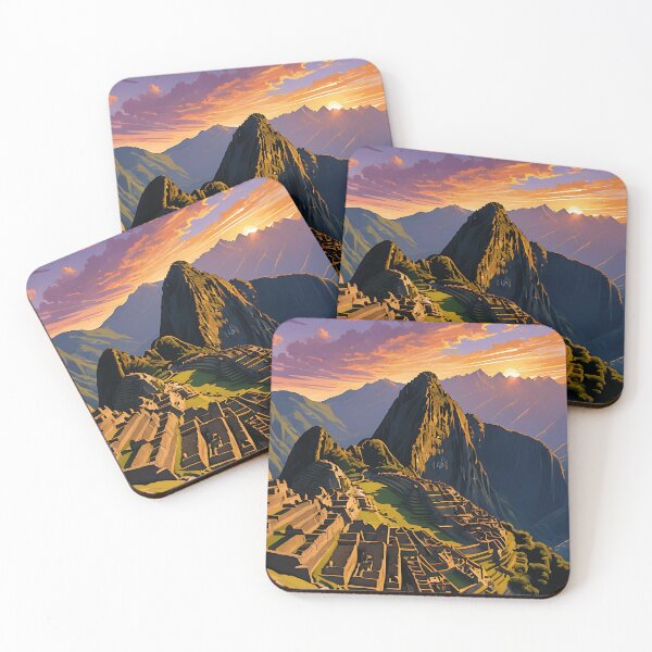 Item preview, Machu Picchu in Sunset Light designed and sold by HorizonHues.