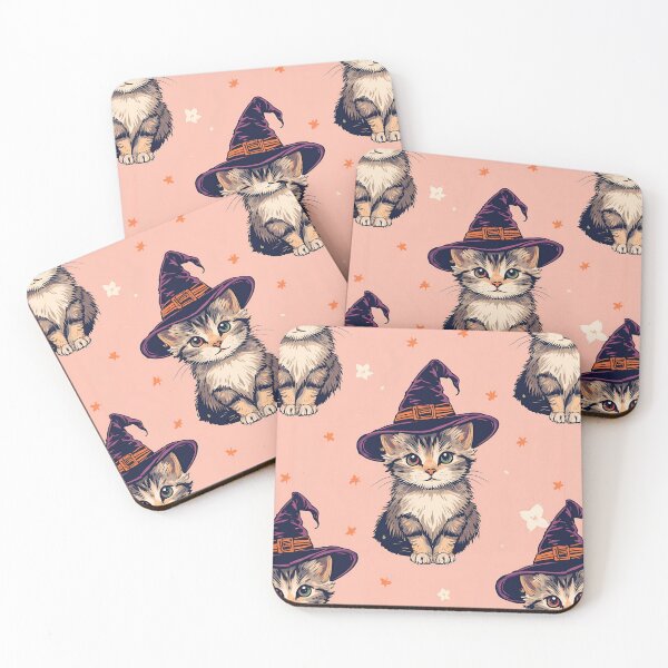 Item preview, Halloween Witch Kitten designed and sold by PatronesKawai.