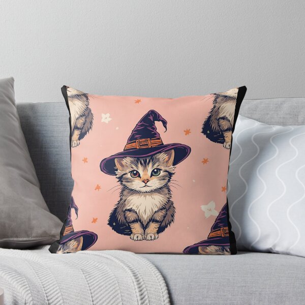Item preview, Halloween Witch Kitten designed and sold by PatronesKawai.