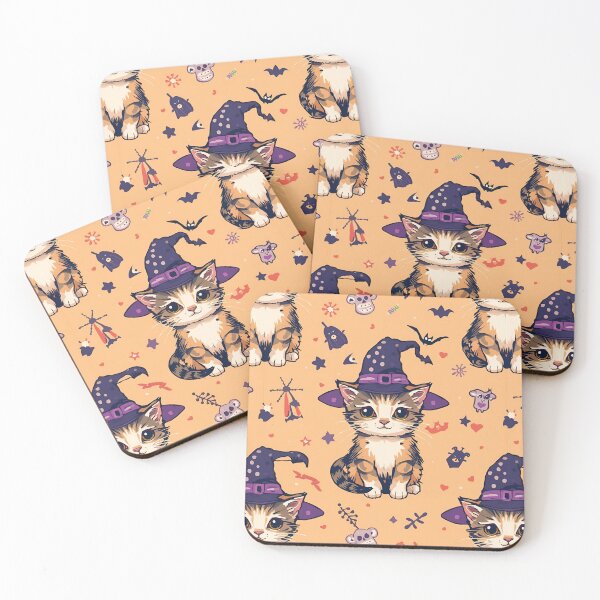 Item preview, Halloween Witch Kitten designed and sold by PatronesKawai.