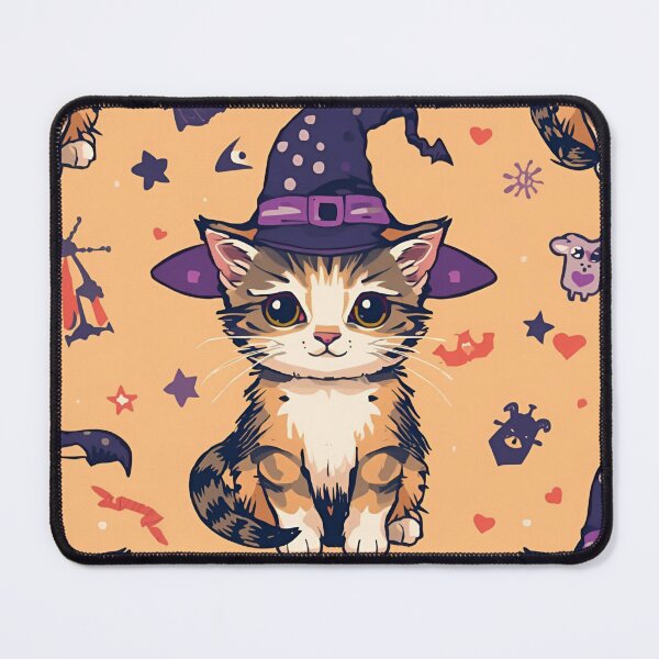 Item preview, Halloween Witch Kitten designed and sold by PatronesKawai.