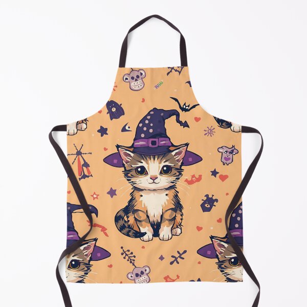 Item preview, Halloween Witch Kitten designed and sold by PatronesKawai.
