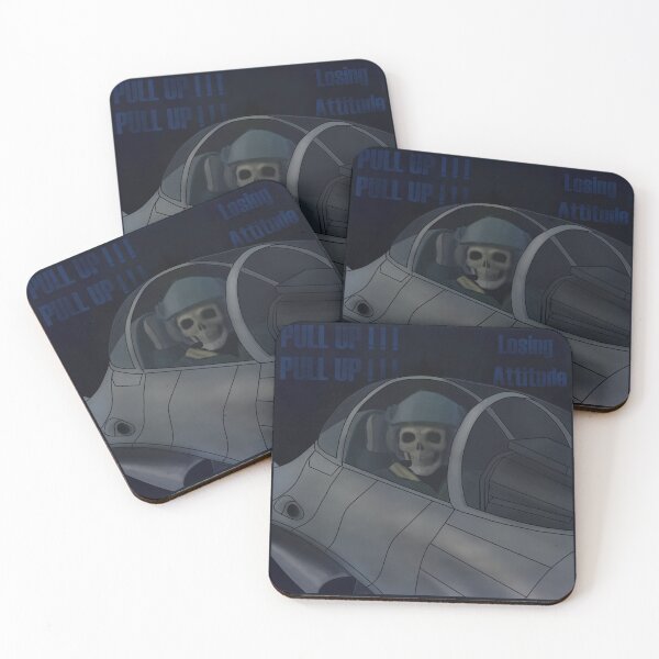 Item preview, Skull Fighter Pilot – Dark Military Aviation Art designed and sold by FreakU.