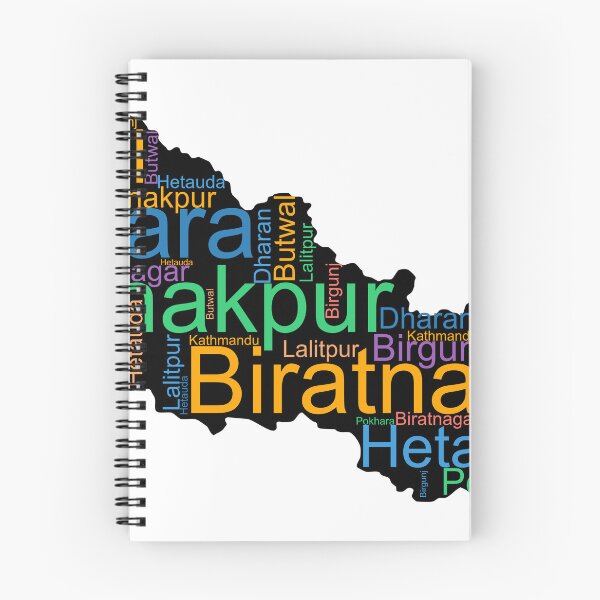 Item preview, Nepal City Names Word Art designed and sold by TheIconSmith.