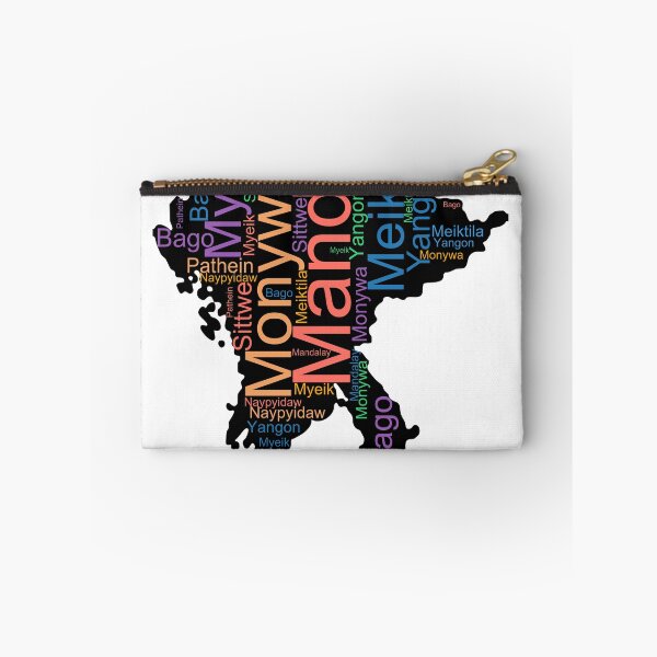 Item preview, Myanmar City Names Word Art designed and sold by TheIconSmith.