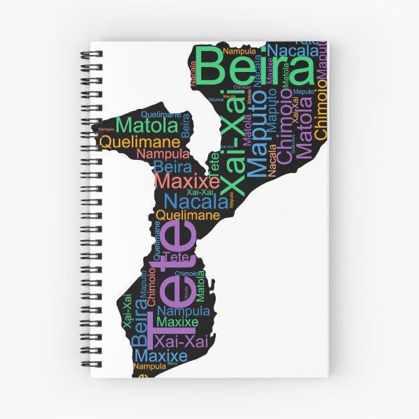 Item preview, Mozambique City Names Word Art designed and sold by TheIconSmith.