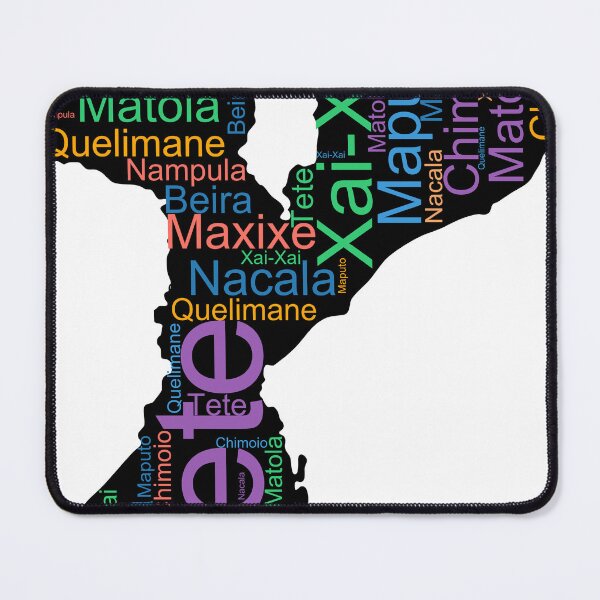 Item preview, Mozambique City Names Word Art designed and sold by TheIconSmith.