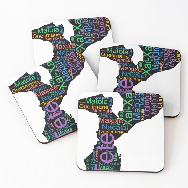 Item preview, Mozambique City Names Word Art designed and sold by TheIconSmith.