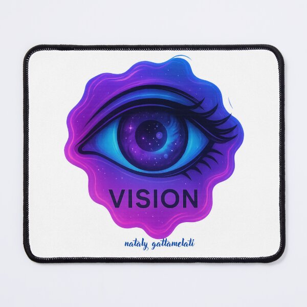 Item preview, Cosmic Vision Eye Neon Glow Art designed and sold by natalygattamelati.