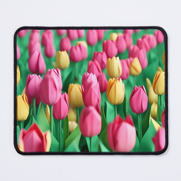 Item preview, Origami Art - Blossoms of Spring: Endless Beauty in the Tulip Fields designed and sold by ArtfulFolds.
