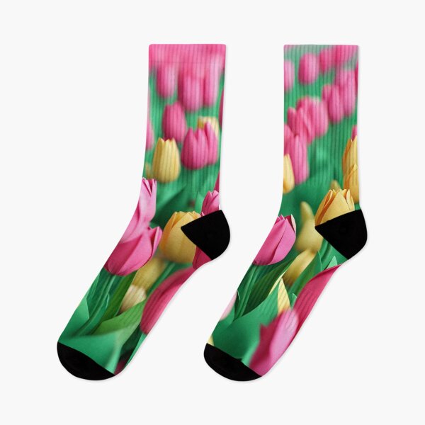 Item preview, Origami Art - Blossoms of Spring: Endless Beauty in the Tulip Fields designed and sold by ArtfulFolds.