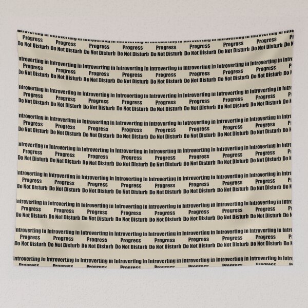 Item preview, Introverting in Progress — Do Not Disturb designed and sold by rere-az.