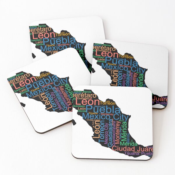 Item preview, Mexico City Names Word Art designed and sold by TheIconSmith.