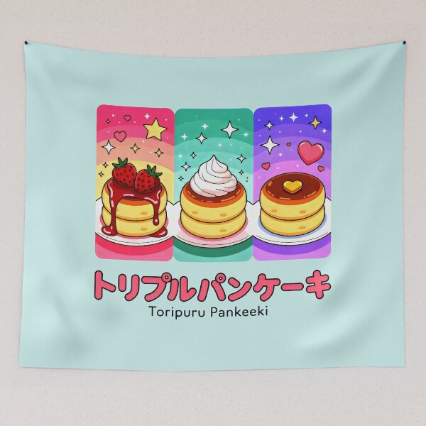 Item preview, Fluffy Pancakes with Strawberry Dreams designed and sold by SplashTastic.