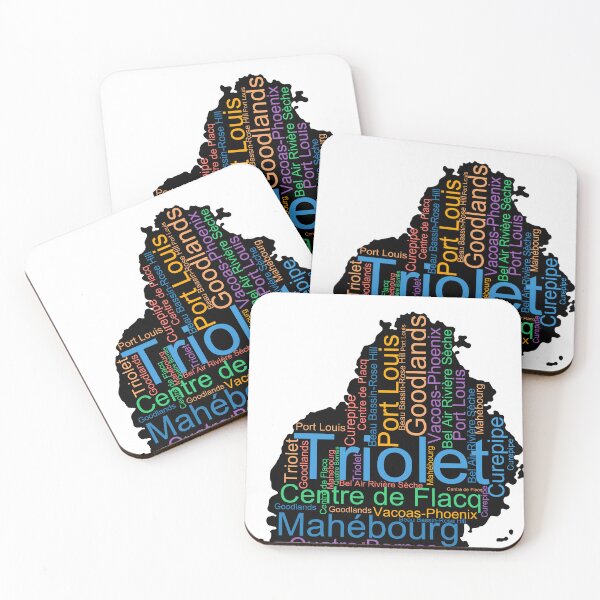 Item preview, Mauritius City Names Word Art designed and sold by TheIconSmith.