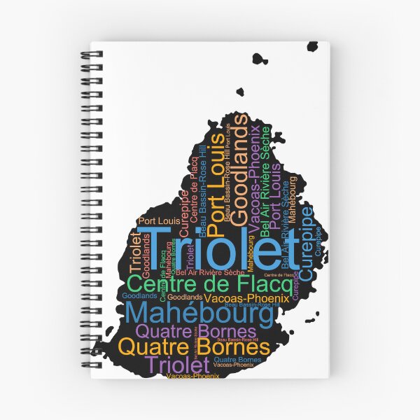 Item preview, Mauritius City Names Word Art designed and sold by TheIconSmith.