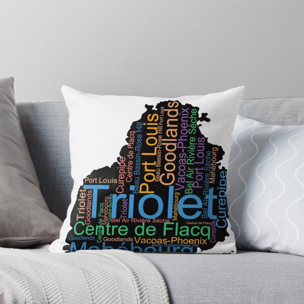 Item preview, Mauritius City Names Word Art designed and sold by TheIconSmith.