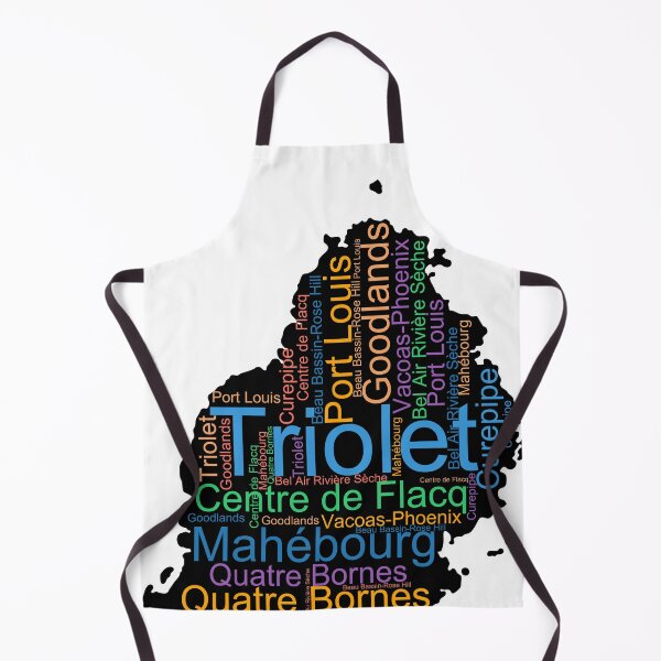 Item preview, Mauritius City Names Word Art designed and sold by TheIconSmith.