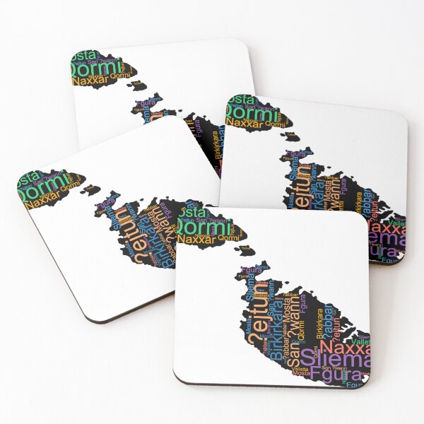 Item preview, Malta City Names Word Art designed and sold by TheIconSmith.