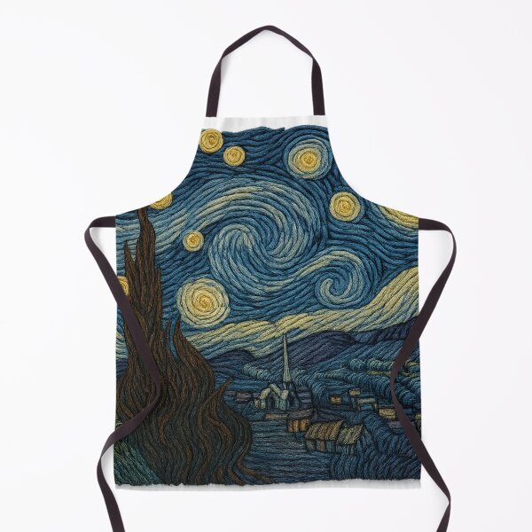 Item preview, A Starry Night in Yarn - Van Gogh designed and sold by VeryGoodFiber.