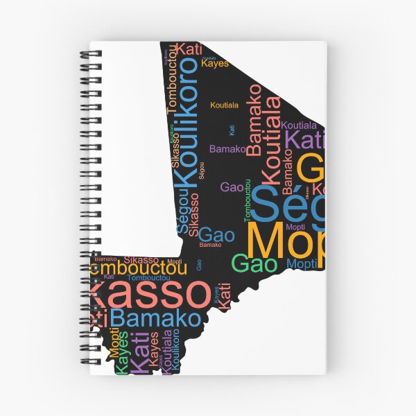 Item preview, Mali City Names Word Art designed and sold by TheIconSmith.